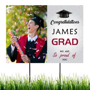 Personalized Graduation Yard Sign