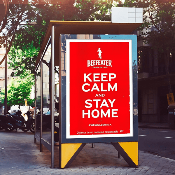 Advertising poster