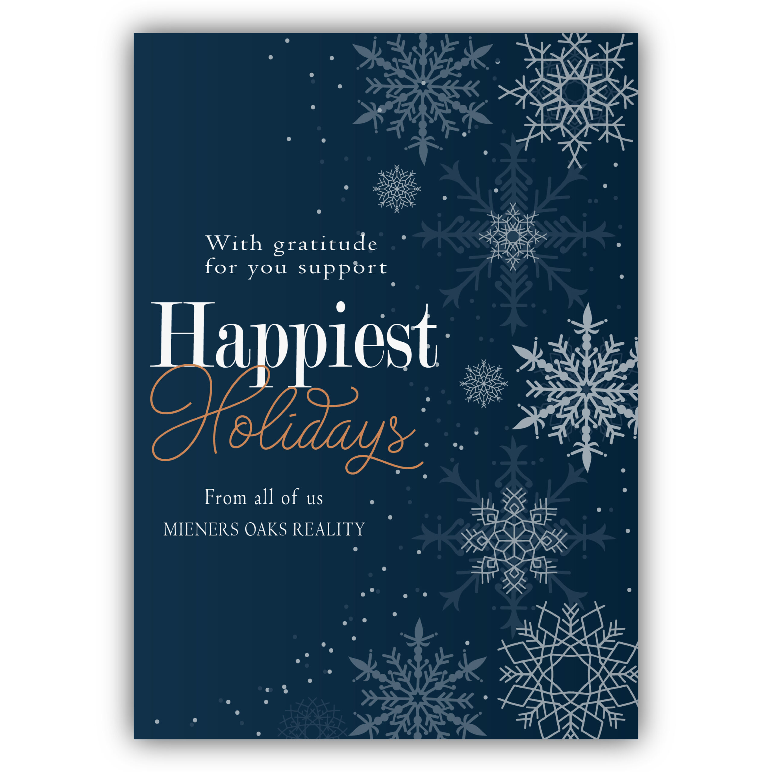 Custom Happiest Holiday Card