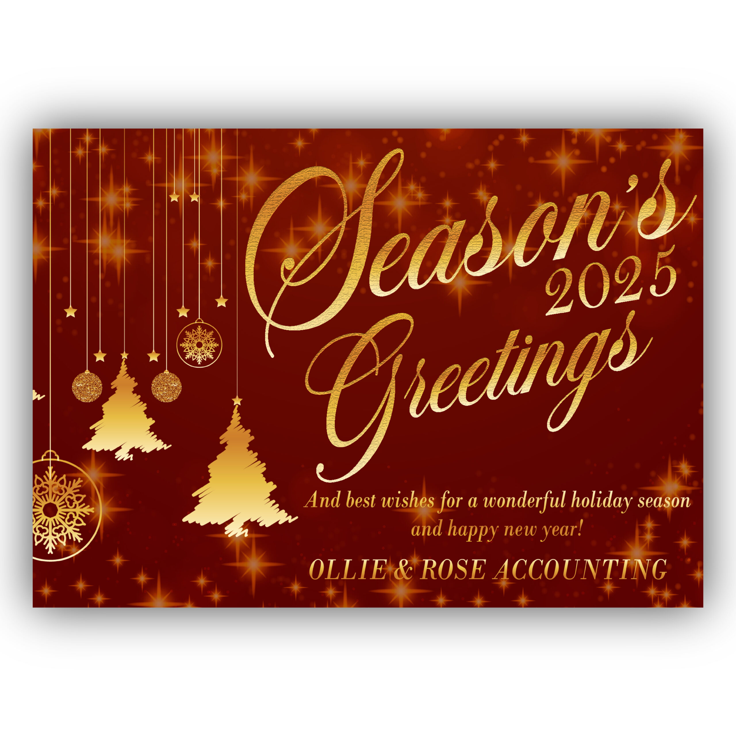 Custom Christmas Card